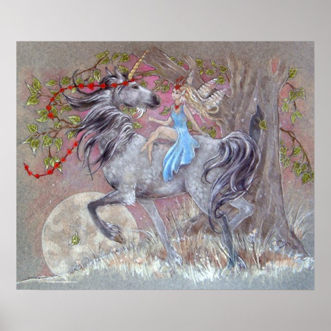IMPRESSÃO - Namorados de fada Unicorn (Frente)