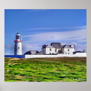 Impressão ou poster irlandês do farol