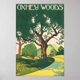 Impressão Oxhey Woods