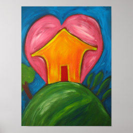 Impressão para casa feliz