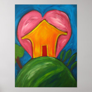 Impressão para casa feliz