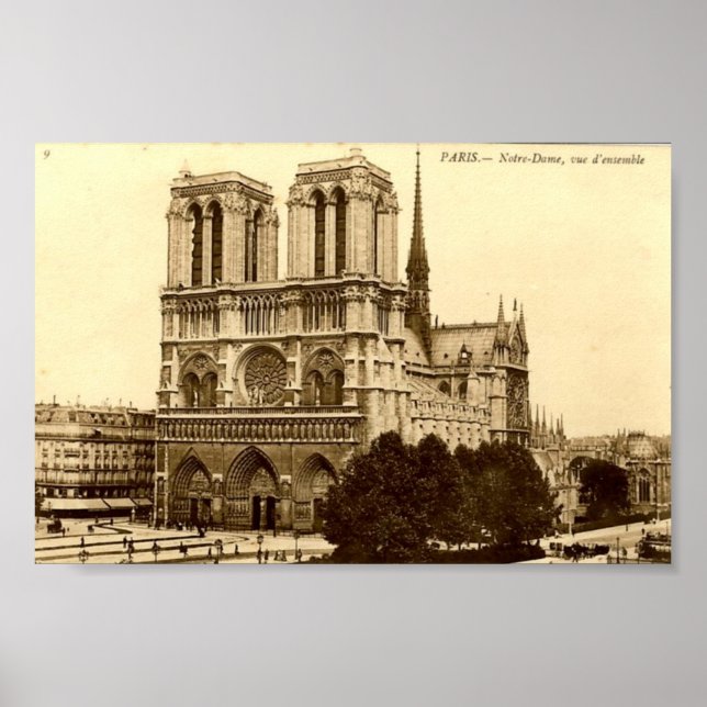 Impressão - Paris, Notre Dame (Frente)