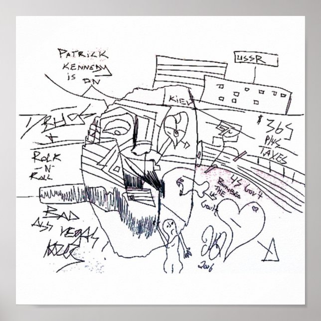 impressão patrick kennedy (Frente)