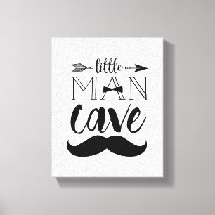 Impressão pequeno das canvas da caverna do homem