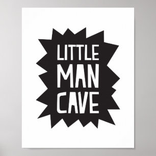Impressão pequeno do poster da caverna do homem