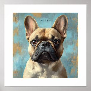Impressão Personalizada de Bulldog Francês