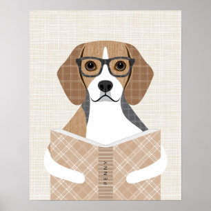 Impressão Personalizada de Cachorro Beagle