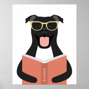 Impressão Personalizada de Cachorro Pitbull