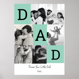 Impressão personalizada de foto do papai, presente