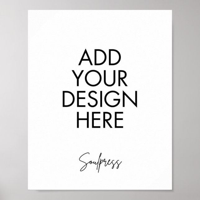 impressão personalizada de sinal de 8 x 10" (Frente)