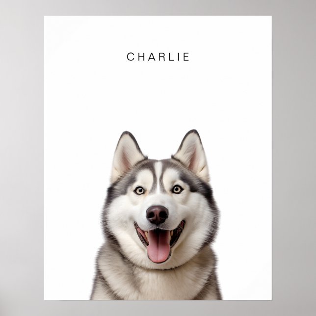 Impressão Personalizada Husky (Frente)