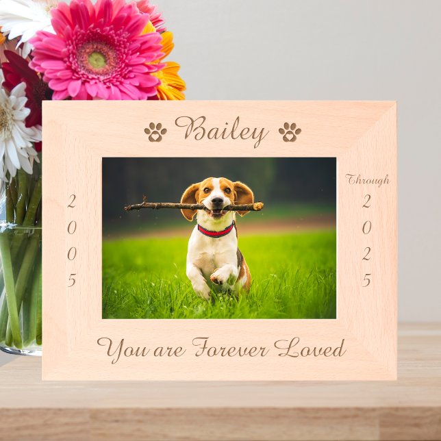 Impressão Personalizada Pet Memorial Wood Picture (Criador carregado)