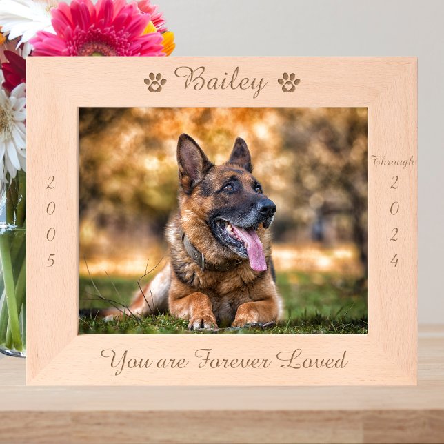 Impressão Personalizada Pet Memorial Wood Picture (Criador carregado)