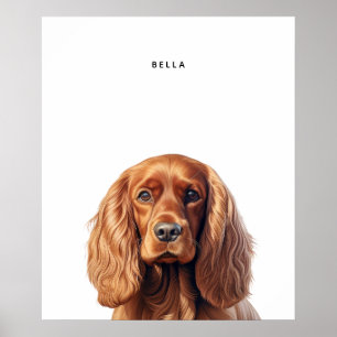 Impressão Personalizado Inglês Cocker Spaniel