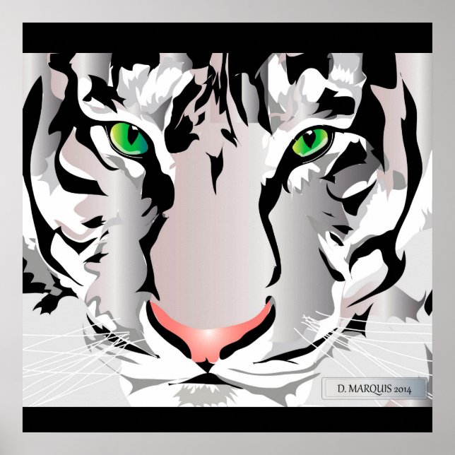 IMPRESSÃO PERSONALIZADO - TIGER-WHITE/CINZA (Frente)