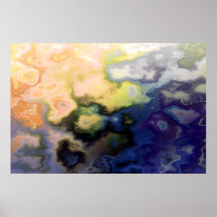 Impressão pintado de Thunderegg da felicidade