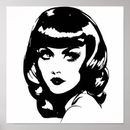 Impressão Pinup, Papel Poster de Valor (Matte)