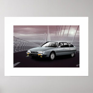 Impressão Poster Citroen CX GTI mk1