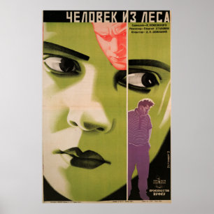 Impressão Poster de de filme do Avant Garde Russo