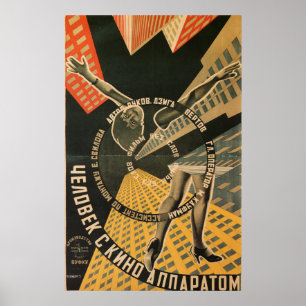 Impressão Poster de de filme do Avant Garde Russo