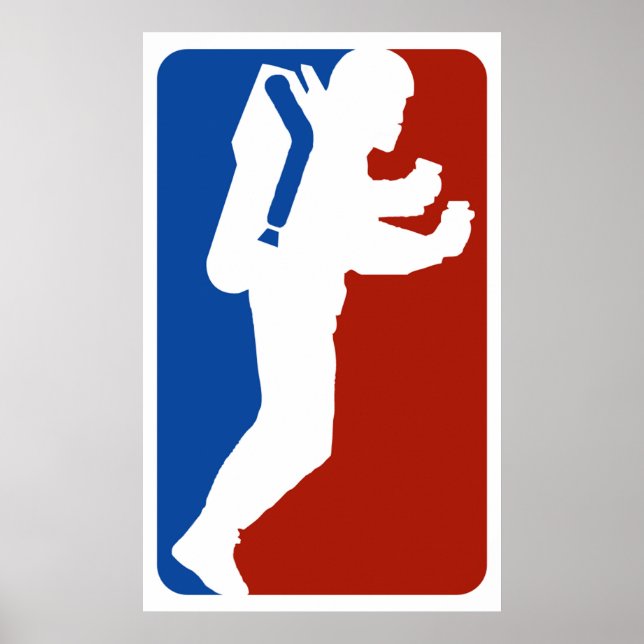 Impressão poster do logotipo Jet Pack (Frente)