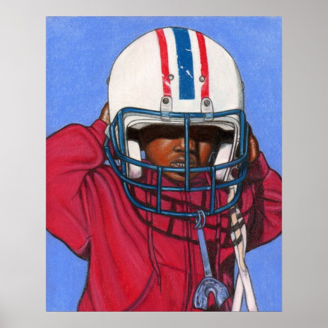 Impressão/ Poster ~ Esporte Étnico / Futebol (Frente)