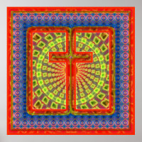 IMPRESSÃO POSTER RETRO CROSS