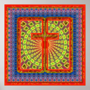 IMPRESSÃO POSTER RETRO CROSS