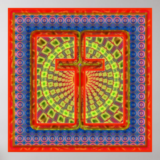 IMPRESSÃO POSTER RETRO CROSS (Frente)