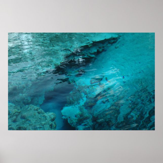 Impressão Primavera azul (Frente)