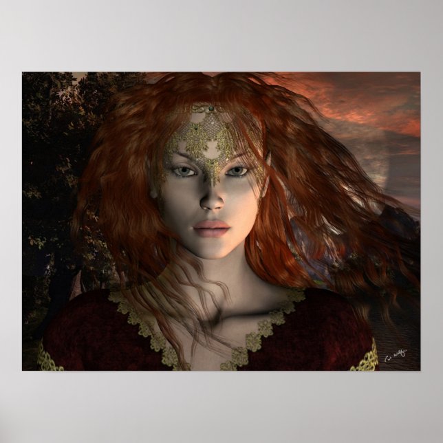 impressão 'Princesa coroada' (Frente)