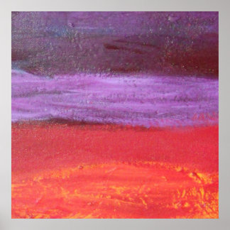 impressão púrpura e vermelha