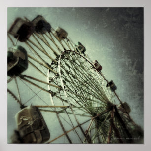 Impressão quadrado do poster do passeio 4 do