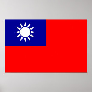 Impressão quadro com a bandeira de Formosa