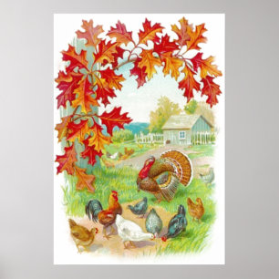 Impressão quadro dia da acção de graças