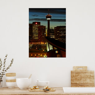 Impressão quadro skyline de Calgary