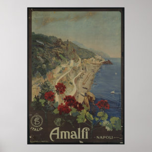 Impressão retro do anúncio do poster das viagens