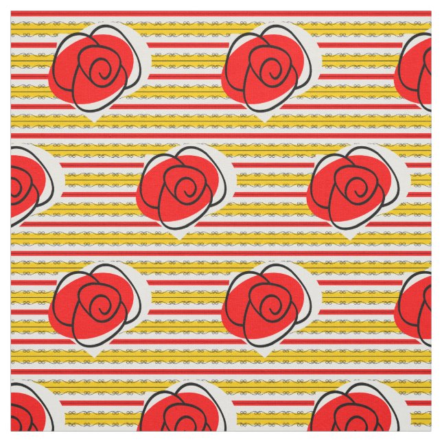 Impressão Rosa de tecido pequeno espanhol (Modelo)