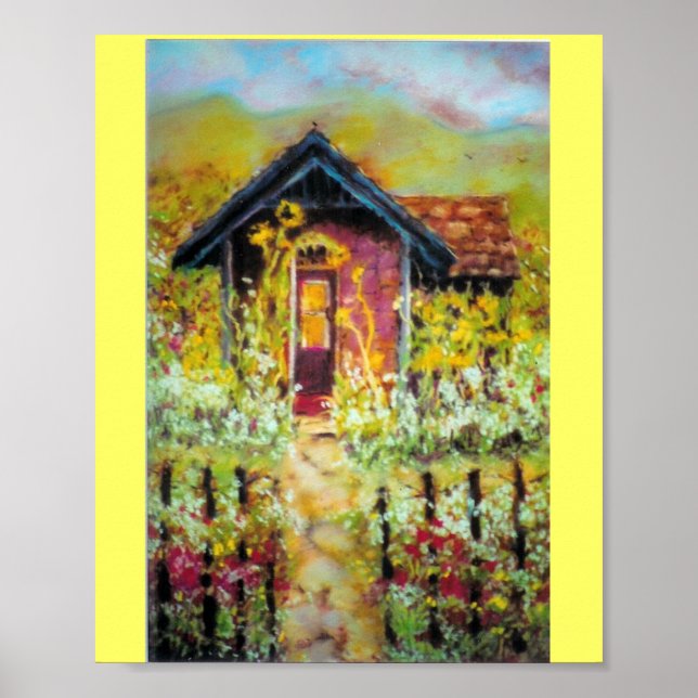 Impressão ...Shack de girassol (Frente)
