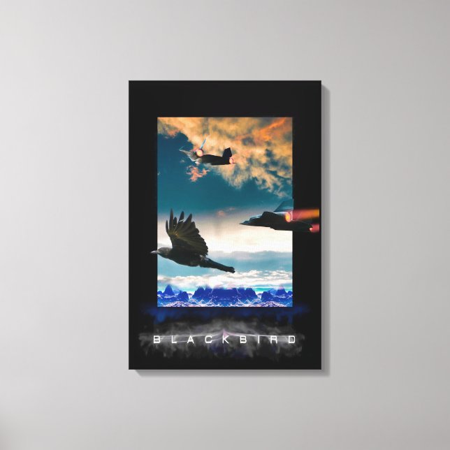 Impressão SR-71 Blackbird HIGH RANGERS (Frente)