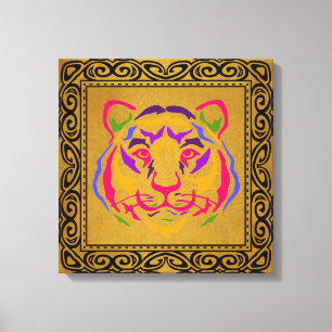 Impressão Tiger Canvas