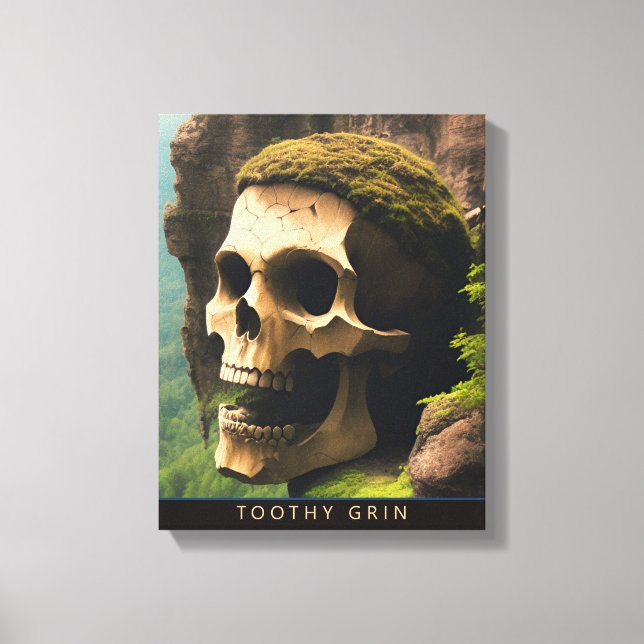 IMPRESSÃO TOOTHY GRIN CANVAS (Frente)