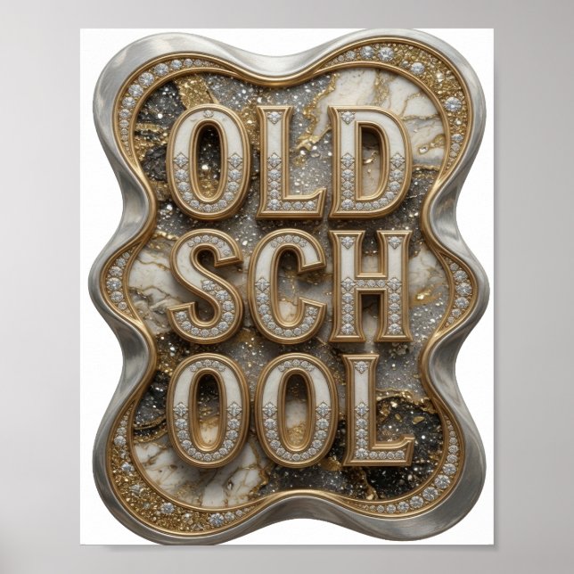 Impressão Trendy Gold OLD SCHOOL (Frente)