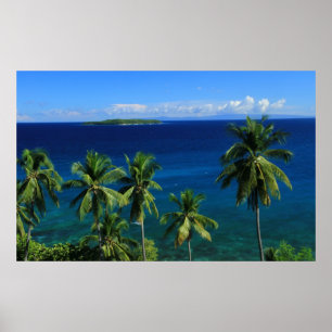 Impressão tropical da ilha
