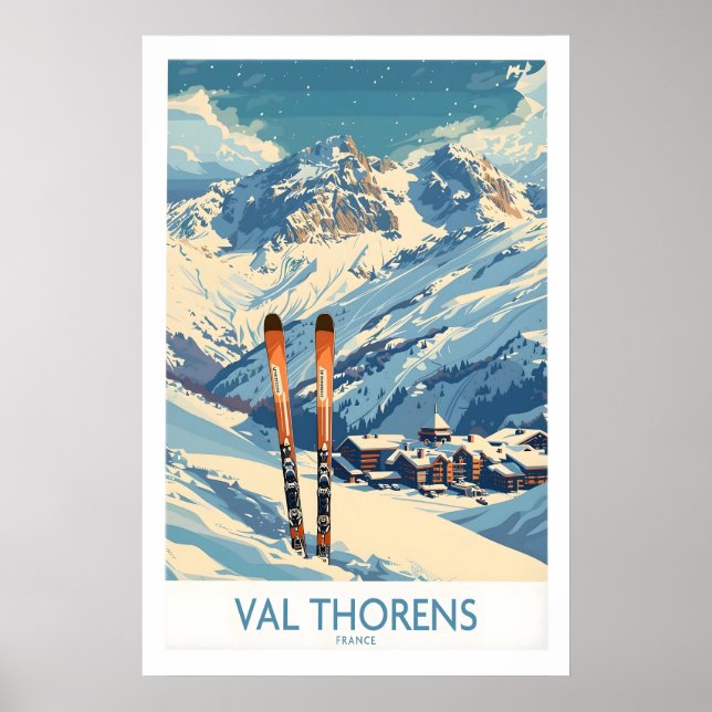 Impressão Val Thorens 1 (Frente)