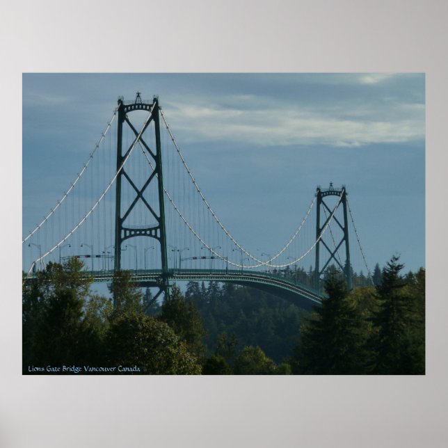 Impressão Vancouver Poster Impressão Vancouver Cit (Frente)