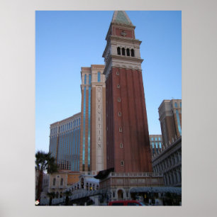 Impressão Venetian do poster de Las Vegas
