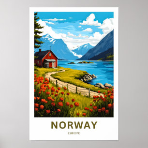Impressão Viagem da Europa da Noruega
