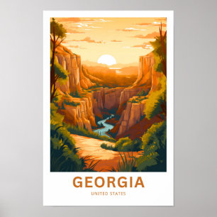 Impressão Viagem dos Estados Unidos da Geórgia