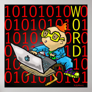 Impressão "Word" - por Kev Moore